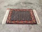 Handgeknoopt oosters tapijt India Mir grijs wol 42x62cm, Huis en Inrichting, Stoffering | Tapijten en Kleden, Overige kleuren