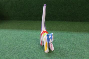 Poes wit met druppels klein 34cm groot beschikbaar voor biedingen