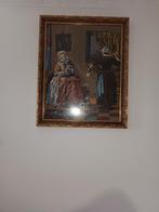 geborduurd schilderij van twee vrouwen, Ophalen, Gebruikt, Overige typen, 75 cm of meer