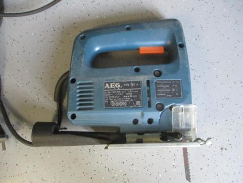 decoupeerzaag 220 volt - hakhamer/hakbeitel compressorlucht, Doe-het-zelf en Verbouw, Gereedschap | Overige machines, Zo goed als nieuw