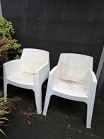 2 Tuinstoelen., Tuin en Terras, Ophalen, Gebruikt, Kunststof
