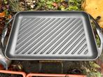 Le Creuset grote grillplaat geemailleerd gietijzer 32 Nieuw, Gietijzer, Ophalen of Verzenden, Zo goed als nieuw, Keramische plaat