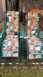 2 Lafuma relaxstoel retro, Caravans en Kamperen, Kampeermeubelen, Ophalen of Verzenden, Zo goed als nieuw, Campingstoel