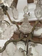 Antieke Franse  kroonluchter Project, Glas, Gebruikt, Ophalen