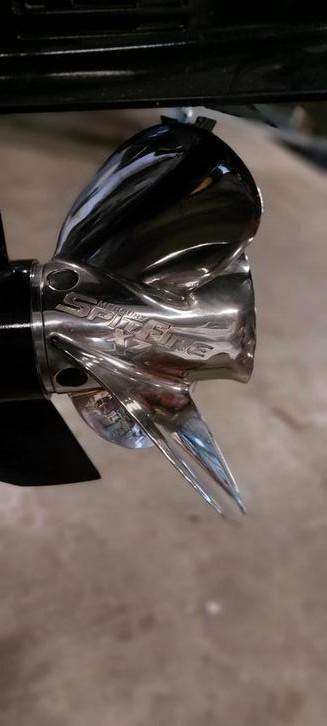 Mercury spitfire x7 ss 21p propeller, Watersport en Boten, Bootonderdelen, Zo goed als nieuw, Motor en Techniek, Motorboot, Ophalen of Verzenden