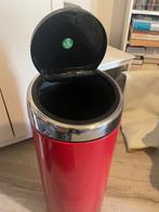 Brabantia touch prullenbak 23-30 liter, Ophalen, Gebruikt, 50 tot 75 cm, 20 tot 30 liter