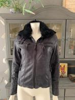 Mooie leren jas van Rino & Pelle maat S, Kleding | Dames, Jassen | Zomer, Douwenmaat 8-3 Meppel, Info@again.nu, Zwart, Ophalen of Verzenden