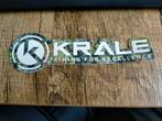 Sticker KRALE , aiming for excellence, Verzenden, Zo goed als nieuw, Overige typen