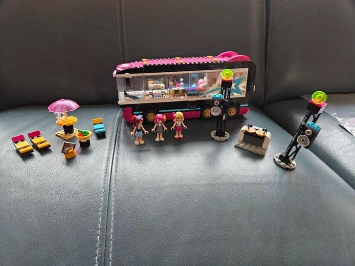 Lego Friends: 41106 - Popster tourbus, Kinderen en Baby's, Speelgoed | Duplo en Lego, Gebruikt, Lego, Complete set, Ophalen of Verzenden