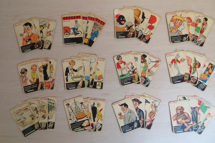 Vintage 1936 Albert Heijn Boffie kwartetspel, Verzamelen, Speelkaarten, Jokers en Kwartetten, Gebruikt, Kwartet(ten), Ophalen of Verzenden