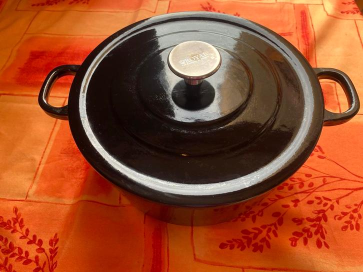 Gietijzeren pan, Huis en Inrichting, Keuken | Potten en Pannen, Gebruikt, Koekenpan of Braadpan, Gietijzer, Inductieplaat, Ophalen
