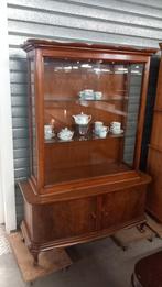 Vintage Vitrinekast en nog veel meer, Huis en Inrichting, Kasten | Vitrinekasten, Glas, Vintage, 150 tot 200 cm, 25 tot 50 cm