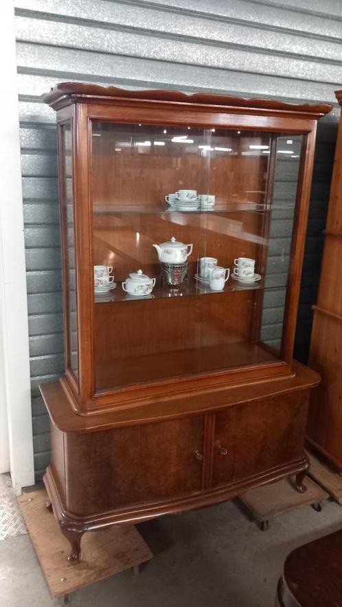 Vintage Vitrinekast en nog veel meer, Huis en Inrichting, Kasten | Vitrinekasten, Gebruikt, 150 tot 200 cm, 50 tot 100 cm, 25 tot 50 cm