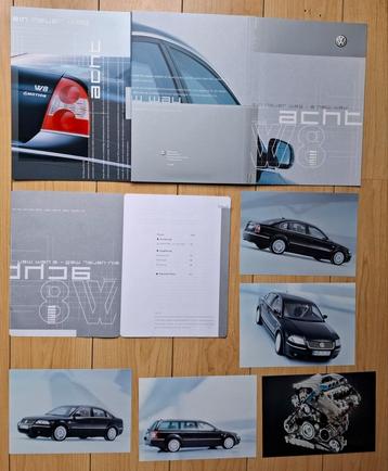 Volkswagen W8 Passat, 1 persmap en 5 brochures.  € 15,-- beschikbaar voor biedingen