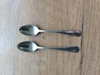 2 VERZILVERDE ADVOCAAT LEPELTJES, Antiek en Kunst, Ophalen of Verzenden