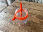 Splinternieuwe Nespresso drinkbeker met oranje accent, Ophalen of Verzenden, Nieuw, Overige stijlen, Glas of Glazen