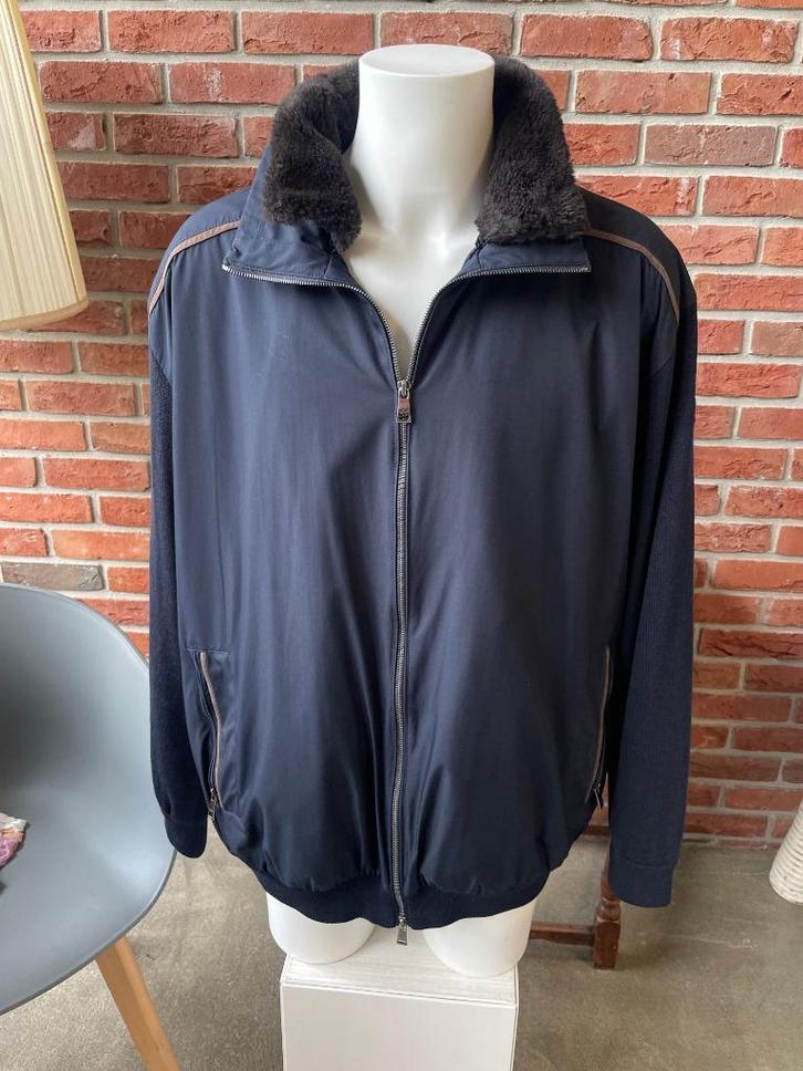 Paul & Shark Jas Maat 4XL Schapenwol - Primaloft Isolatie, Kleding | Heren, Grote Maten, Zo goed als nieuw, Jas of Mantel, Blauw
