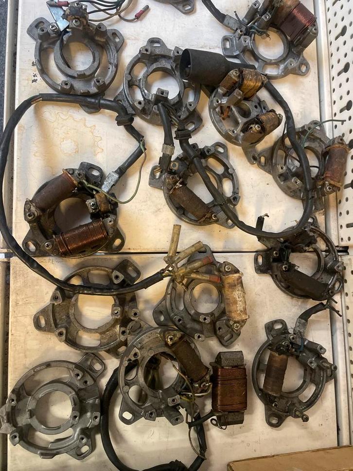 Ontsteking grondplaten Mitsuba - Honda/BT? - 30+ stuks, Fietsen en Brommers, Brommeronderdelen | Oldtimers, Gebruikt, Ophalen of Verzenden