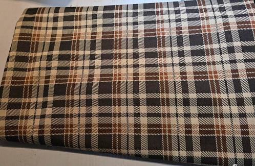 Punta ruit bruin (205), Hobby en Vrije tijd, Stoffen en Lappen, Nieuw, Overige materialen, 30 tot 120 cm, 30 tot 200 cm, Bruin