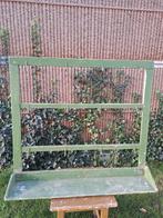Brocante Frans groen houten keukenrek, Antiek en Kunst, Ophalen