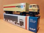 Lion car DAF no.58 trekker met eurotrailer no. 36, Hobby en Vrije tijd, Modelauto's | 1:50, Gebruikt, Ophalen of Verzenden, Bus of Vrachtwagen