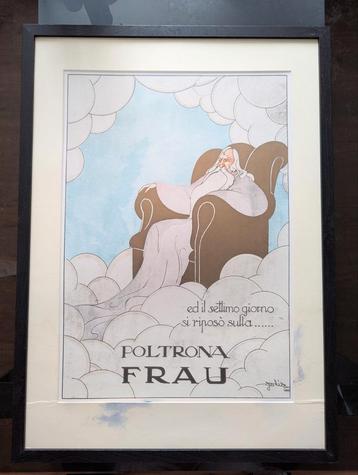 Poltrona Frau poster beschikbaar voor biedingen