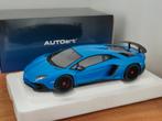 Lamborghini Aventador LP750-4  SV Autoart 1:18 LEMANS BLUE, Hobby en Vrije tijd, Modelauto's | 1:18, Ophalen of Verzenden, Zo goed als nieuw