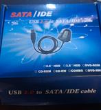 USB 2.0 to IDE SATA 2.5 3.5 Hard Drive Converter, HDD, Ophalen of Verzenden, Zo goed als nieuw, Desktop