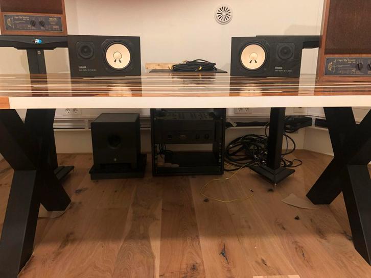 YAMAHA NS10M Studio, Audio, Tv en Foto, Luidsprekers, Gebruikt, Front, Rear of Stereo speakers, 120 watt of meer, Overige merken