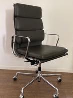 Twee Vitra Eames EA 219 bureaustoelen, premium bruin leder, Huis en Inrichting, Bureaustoelen, Ophalen of Verzenden, Zo goed als nieuw