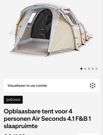 Twee te koppelen Quechaua tenten beschikbaar voor biedingen