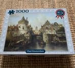 1000 st Oud-Amsterdam, Hobby en Vrije tijd, Denksport en Puzzels, Ophalen of Verzenden, 500 t/m 1500 stukjes, Zo goed als nieuw