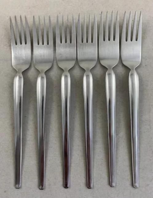 Sola Elite Desiree vork 6 stuks 20cm dinervork tafelvork set, Huis en Inrichting, Keuken | Bestek, Zo goed als nieuw, Rvs of Chroom
