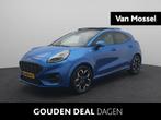 Ford Puma 1.0 EcoBoost Hybrid ST-Line X First Edition | Appl, 125 pk, Blauw, Leder en Stof, 23 km/l