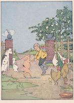 Everdingen, Louise J. Van - Het verwaande biggetje (1916), Antiek en Kunst, Ophalen of Verzenden