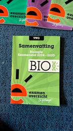 ExamenOverzicht - Samenvatting Examenstof Biologie VWO, Ophalen of Verzenden, Nederlands, Overige niveaus, ExamenOverzicht