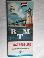 R.T.M. DIENSTREGELING geldig van 22 MEI 1966 af, Ophalen of Verzenden, Gebruikt, Bus of Metro, Boek of Tijdschrift