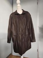 Vintage soepele bruine leren herenjas mt 46 Total Contrast, Total Contrast, Bruin, Ophalen of Verzenden, Gedragen