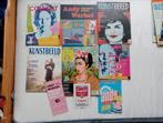 Andy Warhol 1 boek 5 tijdschriften 1 catalogus 2 x kaart, Zo goed als nieuw, Muziek, Film of Tv, Verzenden