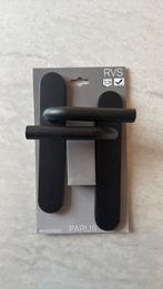 Novidade deurkrukset Parijs ovaal blind schild zwart RVS, Ophalen of Verzenden, Nieuw, Rvs, Klink of Kruk