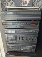 Philips Radio Toren met Platenspeler, CD, Dubbel Cassette, Ophalen, Philips, Gebruikt, Cd-speler