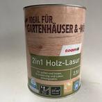 Toom 2 in 1 Hout Lak Binnen en Buiten Dennenhout 2.5L, Overige kleuren, Toom, Nieuw, Toom
