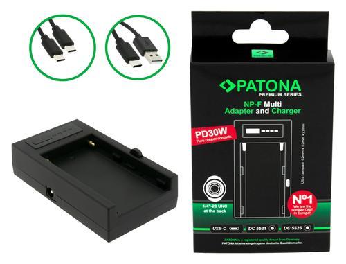 Premium Multi Adapter &amp; Charger DC8V/12V 1/4inch thread, Audio, Tv en Foto, Fotografie | Accu's en Batterijen, Nieuw, Verzenden