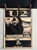 Programma poster U 2  1987. XXl formaat, Ophalen of Verzenden, Rechthoekig Staand, Muziek