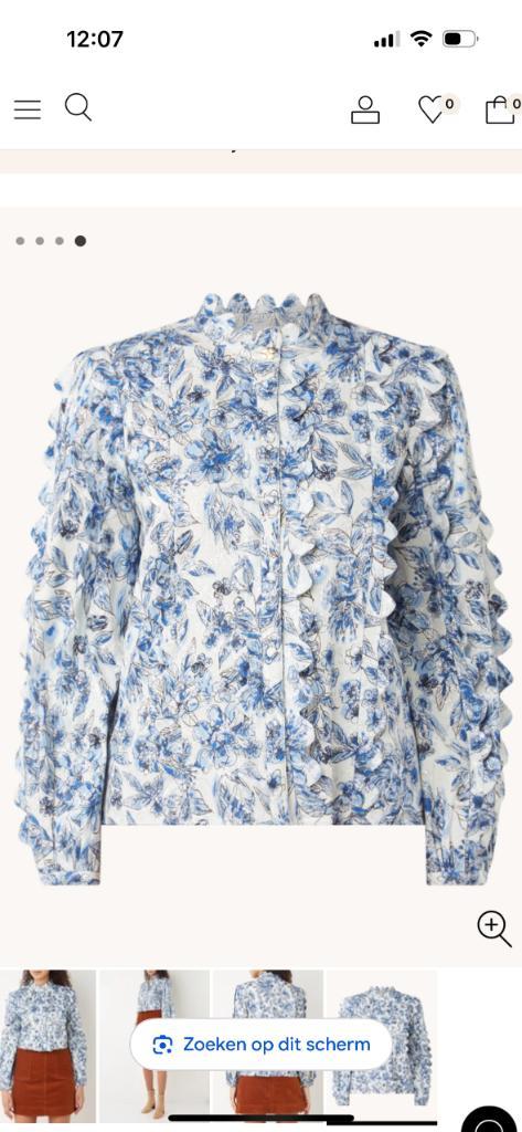 Fabienne Chapot blouse, Kleding | Dames, Blouses en Tunieken, Zo goed als nieuw, Maat 38/40 (M), Ophalen