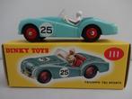Triumph TR2 Sports (25) blauw nr: 111 van Dinky Toys 1/43, Hobby en Vrije tijd, Modelauto's | 1:43, Ophalen of Verzenden, Nieuw