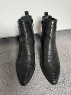 Slangenprint lederen laarsjes 38/39, Omoda, Lage of Enkellaarzen, Nieuw, Ophalen of Verzenden