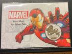 Tuvalu 1 dollar 2018 zilver Iron Man Profile, Ophalen of Verzenden, Zilver