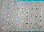 Handmade modern wool Yasmoon Kelim carpet Dots 210x288cm, Crème, 200 cm of meer, Ophalen of Verzenden, Zo goed als nieuw