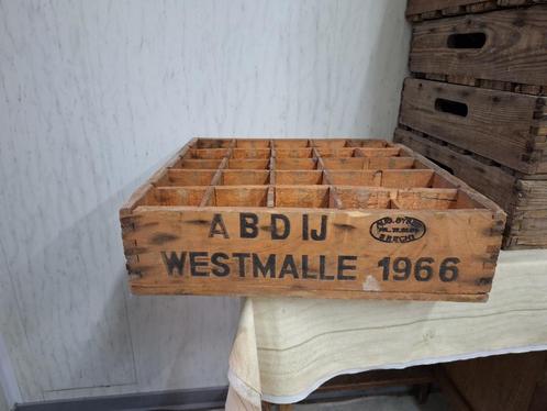 oude bierbak ABDIJ WESTMALLE, 1966, Antiek en Kunst, Curiosa en Brocante, Ophalen of Verzenden